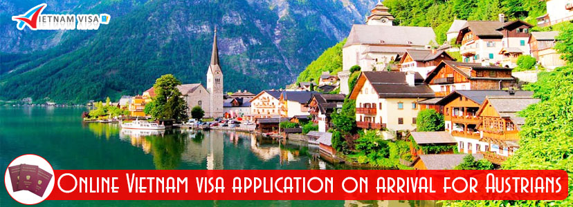 Online Vietnam visa application on arrival for Austrians