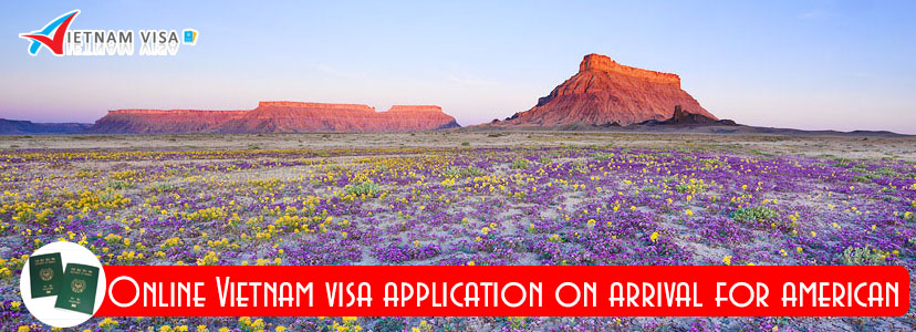 Online Vietnam visa application on arrival for Ameriacan